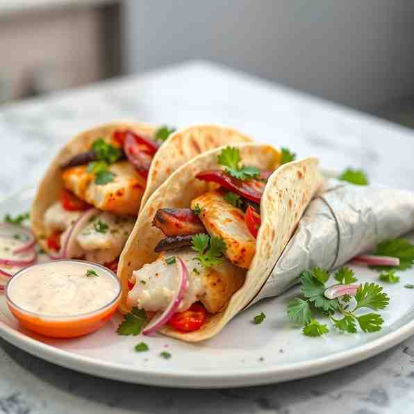 Easy Fish Shawarma Wraps - Quick Weeknight Recipe